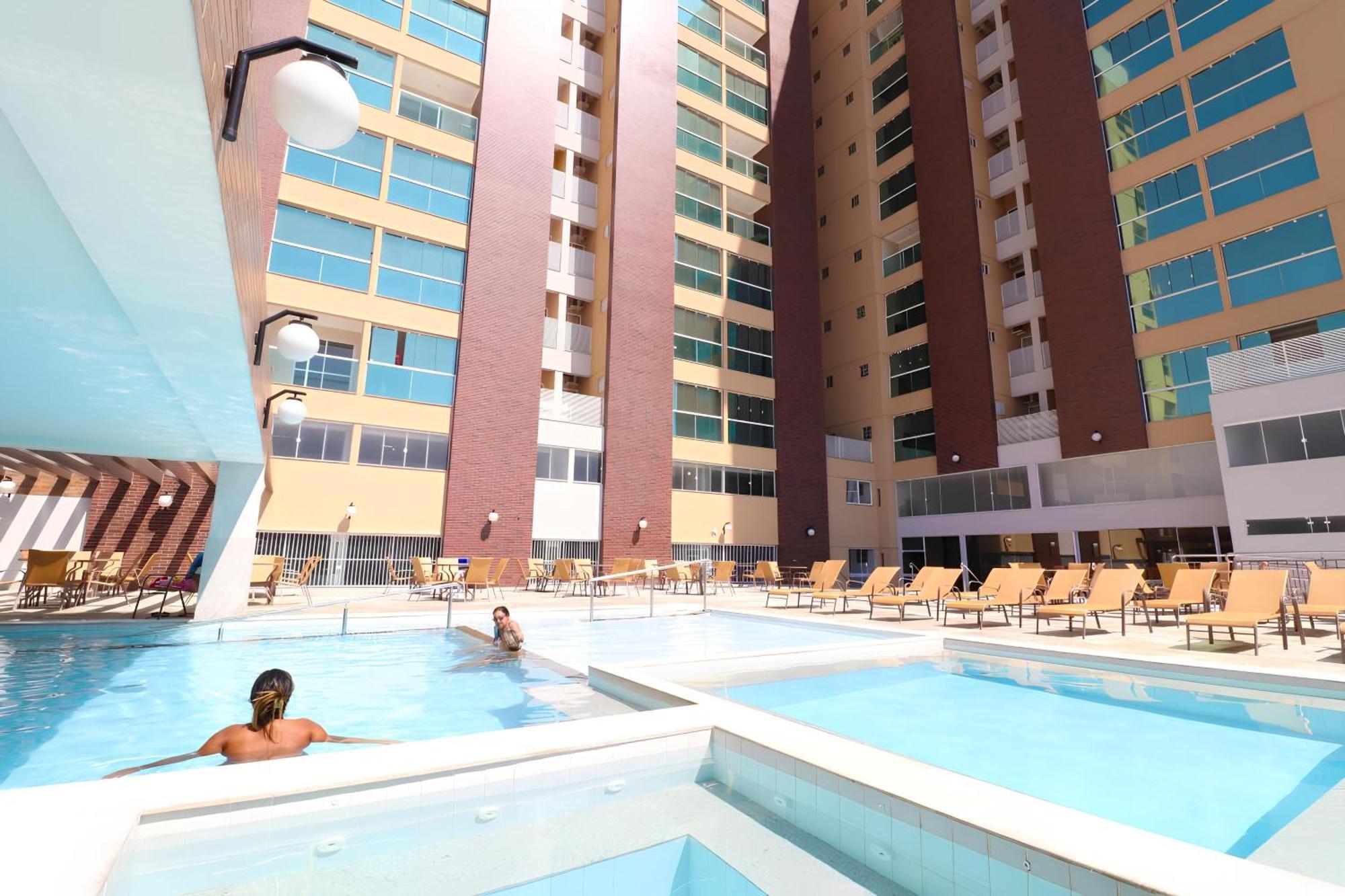 Apartamento Piazza Diroma Com Acesso Ao Acqua Park Caldas Novas Exterior foto
