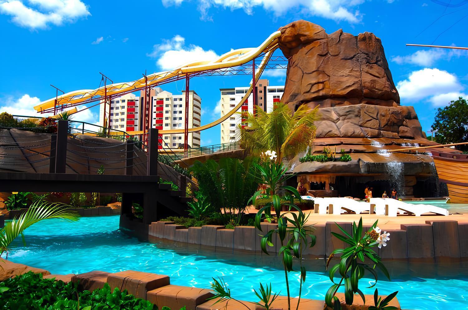 Apartamento Piazza Diroma Com Acesso Ao Acqua Park Caldas Novas Exterior foto
