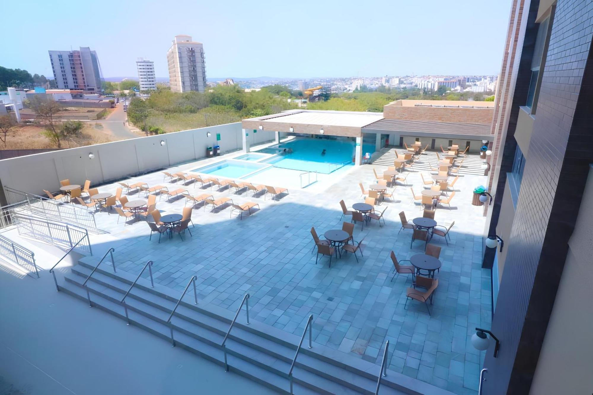 Apartamento Piazza Diroma Com Acesso Ao Acqua Park Caldas Novas Exterior foto